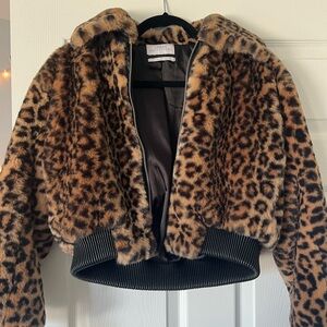 Urban Outfitters Cheetah/Leopard Jacket Size Small. Great condition